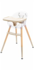 Jídelní židlička Baby Mix Ingrid wooden beige