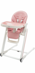 Jídelní židlička Muka NEW BABY dusty pink