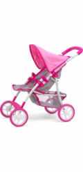 Dětský sportovní kočárek pro panenky Milly Mally Natalie Prestige Pink