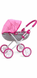 Dětský kočárek pro panenky Milly Mally Dori Prestige Pink