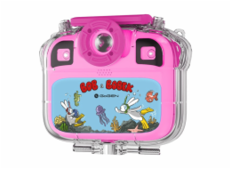 Fotoaparát GoGEN BOB A BOBEK AQUA FOTO, růžový