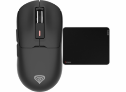 Myš Genesis ZIRCON 660 ČERNÁ (NMG-2191) + podložka pod myš Genesis Polon 200 L (NPG-1932) ZDARMA