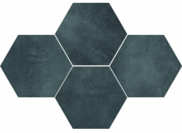 Kamenná dlažba Stark Graphite Hexagon, 28,3 x 40,8 cm