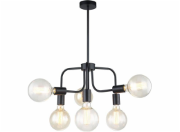 Závěsné svítidlo Italux Kristy MDM-3678/6 BK