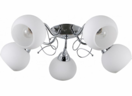 Italux stropní svítidlo Italux Masseri PND-6895-5 chromové stropní svítidlo do obývacího pokoje