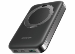 Joyroom JR-PBM12 22,5W magnetická bezdrátová powerbanka s držákem (černá)