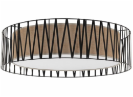 TK Lighting Stropní svítidlo Harmony 4556 4x15W E27 černá/juta