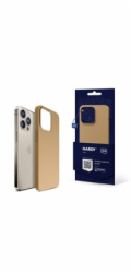 Pouzdro 3MK Hardy Silicone MagCase Dark Gold na iPhone 15 Pro