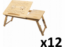 Leobert Bambusový stolek na notebook M x 12