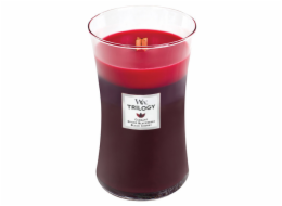 Svíčka WoodWick Trilogy velká, Sun Ripened Berries, Letní bobule, 609.5 g
