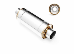 RM Motors Sports tlumič výfuku s přímým průchodem 76 mm 500 mm RM