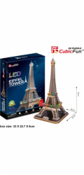 Puzzle 3D Eiffelova věž / led - 82 dílků