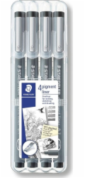 Staedtler STAEDTLER pigmentová vložka schwarz 4ST Box
