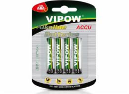 Baterie AAA LR03 alkalická REBEL Alkaline Power 4ks / blistr BAT0060B