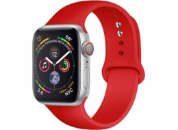 Beline Beline Apple Watch Silikonový řemínek 42/44/45mm červené barvy