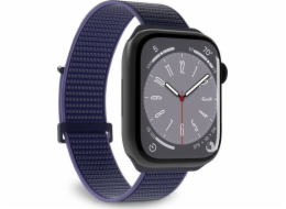 Puro PURO Nylonový sportovní řemínek Apple Watch 4/5/6/7/SE/8/Ultra 44/45/49 mm (námořnická modř)
