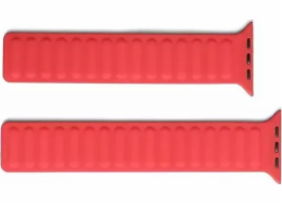 Beline Beline Apple Watch Magnetický pásek 42/44/45/49 mm červený/ed