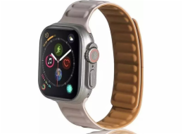 Beline Beline Apple Watch Magnetický pásek 42/44/45/49 mm khaki