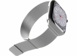Magnetický pásek Puro Puro Milanese – řemínek z nerezové oceli pro Apple Watch 38/40/41 mm (stříbrný)