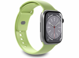 Puro ICON Apple Watch Řemínek 4/5/6/7/SE/8 40/41 mm (S/M & M/L) (Matcha Green)