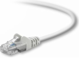 Belkin patchcord, CAT5e, UTP, bez zamotávání, 3m, bílý (A3L791B03M-WHTS)