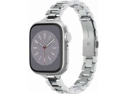 Spigen Spigen Modern Fit 316L pásek, stříbrný - Apple Watch 41mm/40mm/38mm