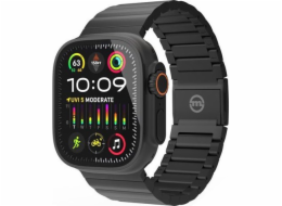 MOBILE ORIGIN Titanový řemínek pro mobilní hodinky černý - Apple Watch 49mm/45mm/44mm/42mm