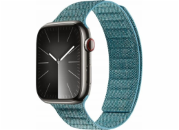 Crong Melange – magnetický řemínek pro Apple Watch 38/40/41 mm (tyrkysová melanž)