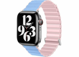 Beline Magnetický řemínek pro Apple Watch 38/40/41 mm růžový/modrý růžový/sierra box