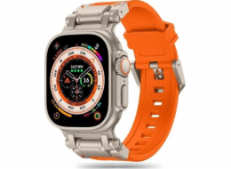Tech-Protect TECH-PROTECT DELTA PRO APPLE WATCH 4 / 5 / 6 / 7 / 8 / 9 / SE / ULTRA 1 / 2 (42 / 44 / 45 / 49 MM) ORANŽOVÁ/TITANOVÁ