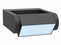Domoletti Dveřní lampa, 7W, LED, IP65, černá, 18 cm