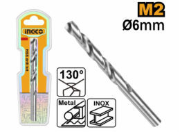 Ingco DBT11300601 Vrták do kovu, 6mm