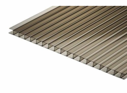 NENURODYTA_V Polykarbonátová deska, 1 x 105 x 200 cm, bronzová