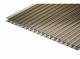 NENURODYTA_V Polykarbonátová deska, 0,4 x 105 x 200 cm, bronzová