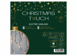 CHRISTMAS_TO girlanda Chr. Touch 240LED, 6,2 m, teplá bílá bez transformátoru.