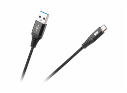 Kabel REBEL USB/USB-C černý 1m