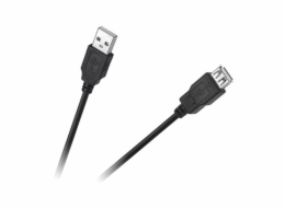 Kabel CABLETECH KPO4013-1.5 Eco-Line USB konektor/USB zdířka 1,5m Black