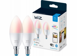 WiZ LED 2xE14 C37 8719514551336 RGB