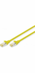 DIGITUS patch kábel Cat6A, S/FTP (PiMF), LSOH - 0,25m, žltý