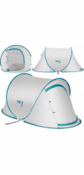 Samostatovací kempingový stan Nils camp NC3743 šedo-tyrkysový 220x120x95cm