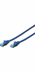 DIGITUS patch kábel Cat5E, SF/UTP - 0,5m, modrý