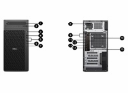 DELL Pro Max Tower FCT2250 U7-265/32GB/1TB NVMe/A1000/500W/W11P/3Y PrSpt