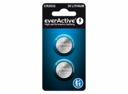 everActive CR2032 mini lithiová baterie - blistr 2 ks.