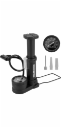 Rockbros 42610002001 Podlahová pumpa na kolo s manometrem černá