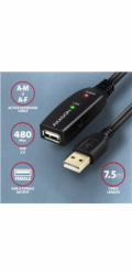 AXAGON Aktivní prodlužovací/zesilovací kabel ADR-207 USB 2.0 AM -> AF 7,5 m