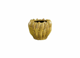 Květináč Mica 1173926, keramický, O 21,5 cm, žlutý