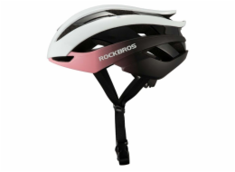 ROCKBROS Nastavitelná cyklistická přilba M 55-58 cm Modro-růžová