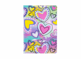 Zápisník PASTEL HEART 71127CP, čtvereček, A5, 32 listů