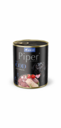 DOLINA NOTECI Piper Animals with cod and tomato - vlhké krmivo pro psy - 800g
