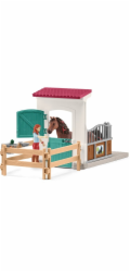 Schleich Horse Club box na koně s Hannah & Cayenne, figurkou na hraní